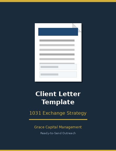 Property Manager Letter to Owner Template — 1031 Exchange Strategy