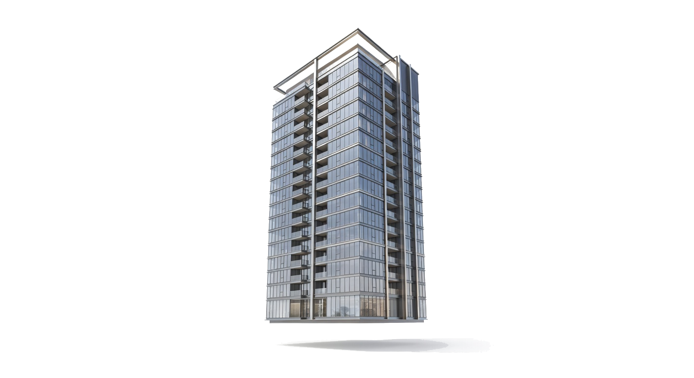 Luxury high-rise hotel building